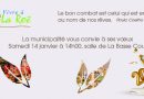 Voeux 2023 : samedi 14 janvier 14h